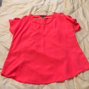 LG pink blouse from Express